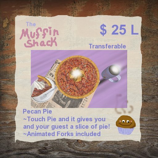 ~*The Muffin Shack*~ Pecan Pie  {Boxed}