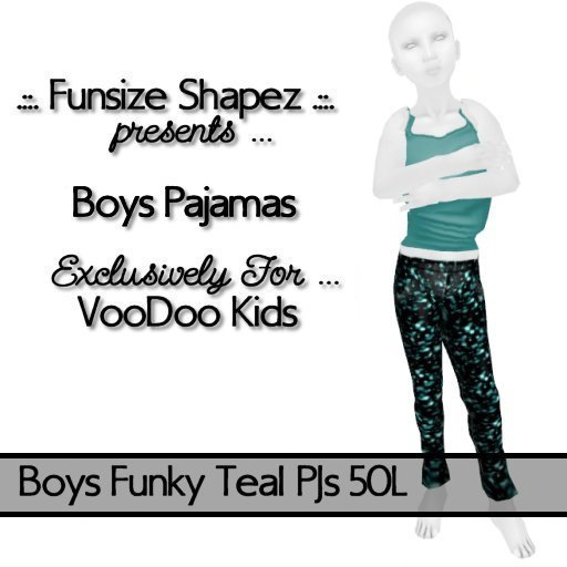 .::.FS.::. Boys Funky Teal PJs