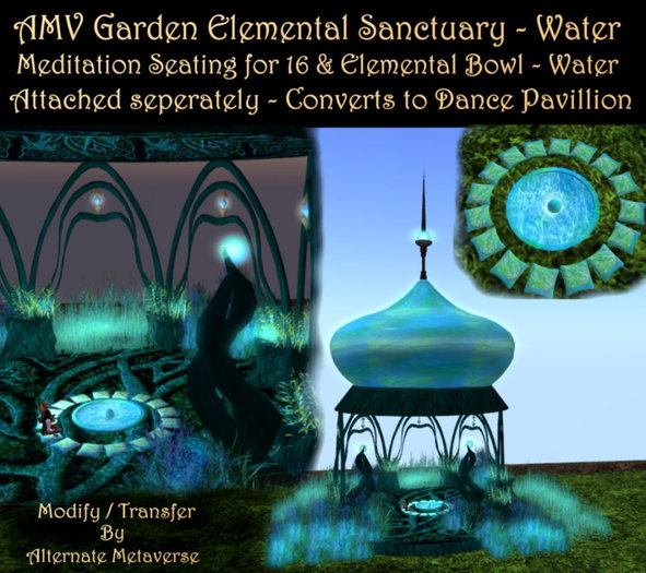 Alternate Metaverse Garden Elemental Sanctuary Water Mod/Trans 
