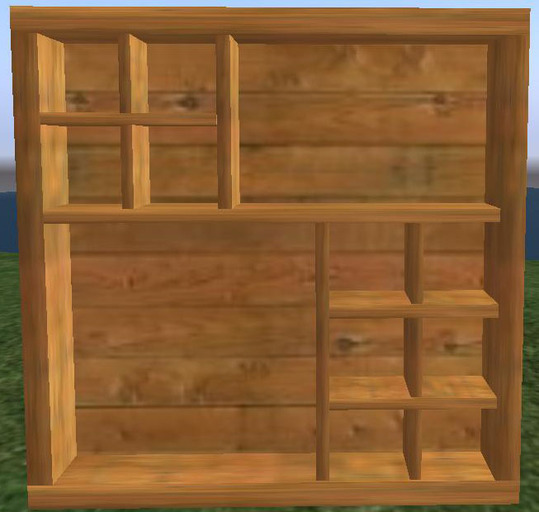 One Prim Bookshelf