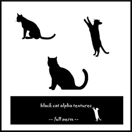 black cats alpha textures
