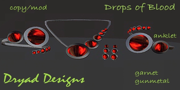 ~*Dryad Designs*~ Drops of Blood Shopping bag