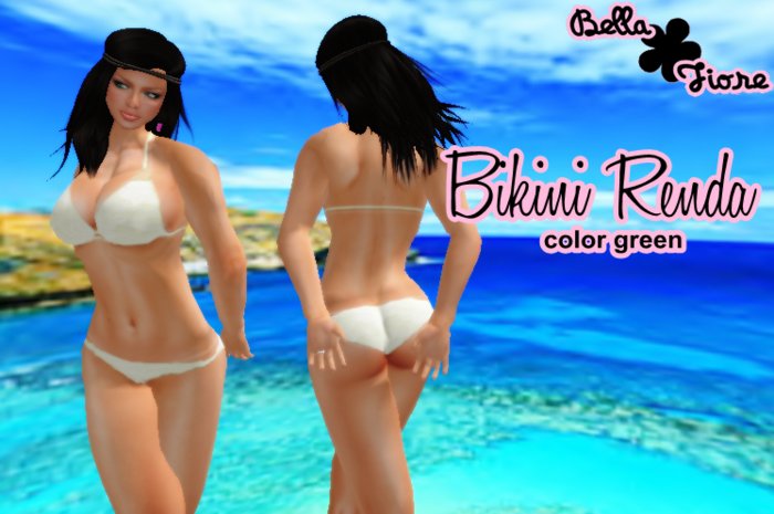 BELLA FIORI  BIKINE RENDA VERDE