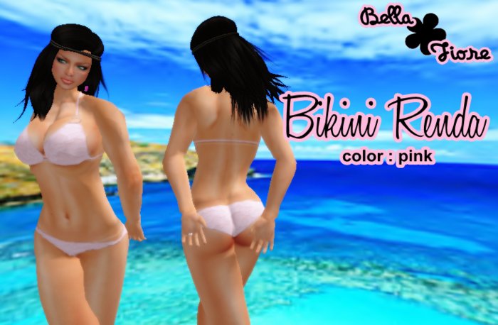 BELLA FIORI BIKINE RENDA ROSA