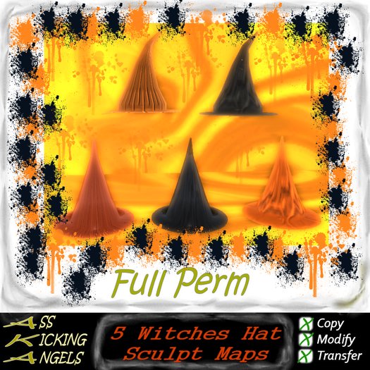 AKA 5 Witches Hat Sculpt Maps Add Halloween Full Perm 