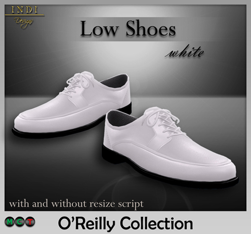 INDI Designs - O'Reilly white shoes