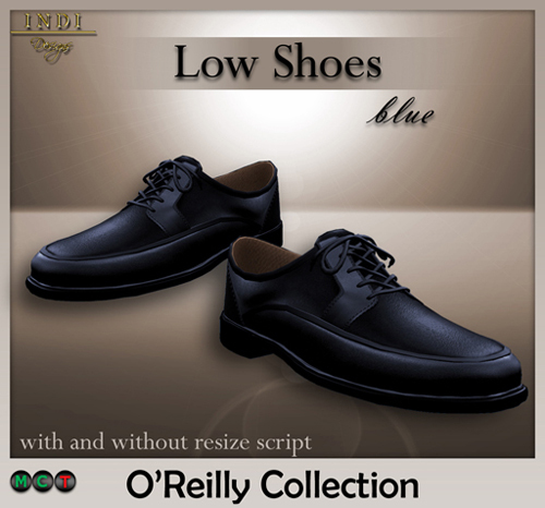 INDI Designs - O'Reilly blue shoes