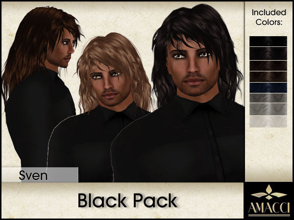 Amacci Hair ~ Sven - Black Pack
