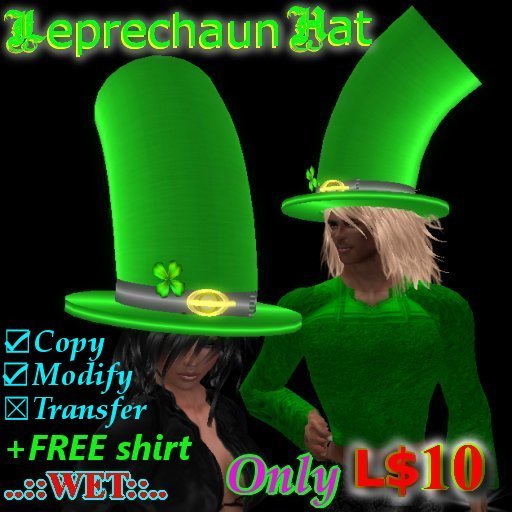 Leprechaun Hat (Boxed)