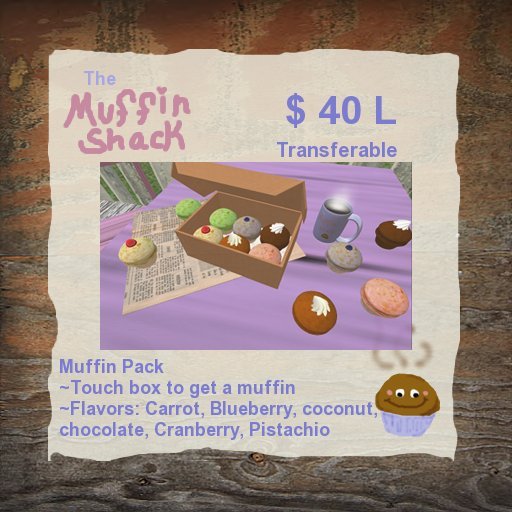~*The Muffin Shack*~ Muffin Varity Pack   {Boxed}