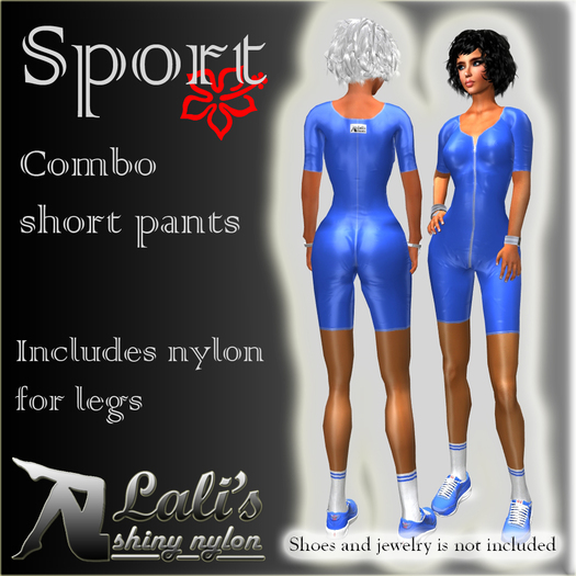 Lali's Sport - Combo Short - Blue