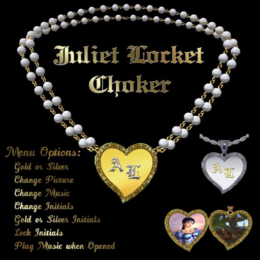 Ashira's "Juliet" Musical Locket Choker