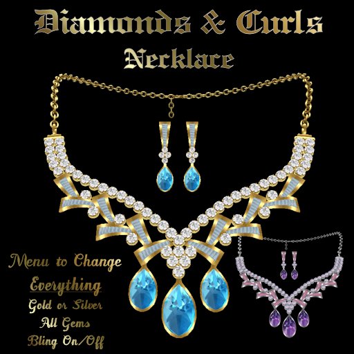 Ashira's Diamonds & Curls Necklace
