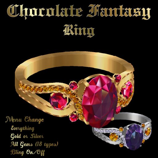 Ashira's Chocolate Fantasy Ring