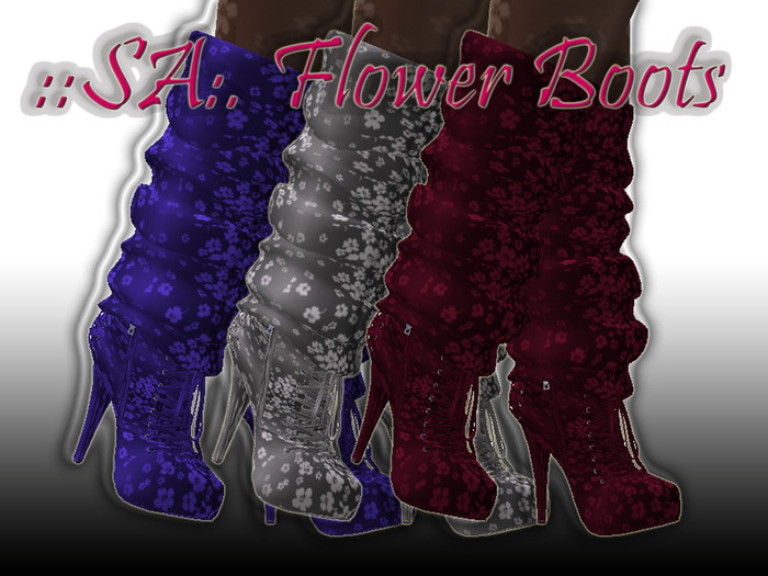 ::SA:: Flower Boots