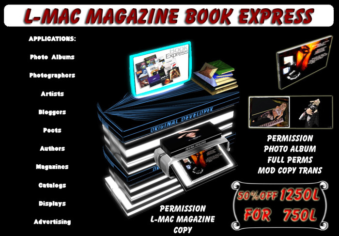 。：L型のMACの本と写真がアルバムがいっぱいV10.00をExpressの場合：。 