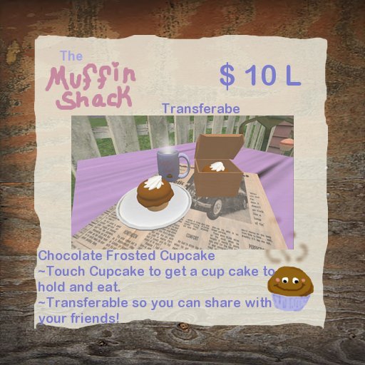 ~*The Muffin Shack*~ Chocolate Cupcake   {Boxed}