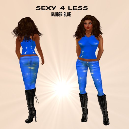 S4L RUBBER OUTFIT BLUE