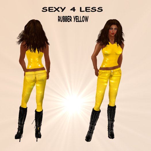 S4L RUBBER OUTFIT YELLOW