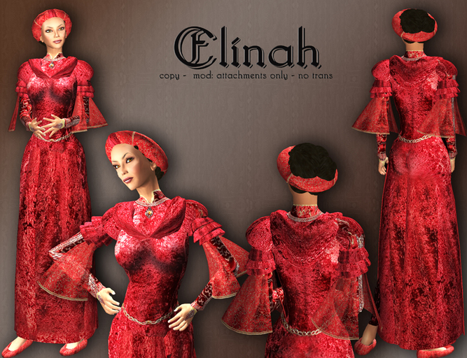  Princess Elinah Red