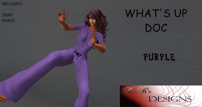 What's Up Doc Purple