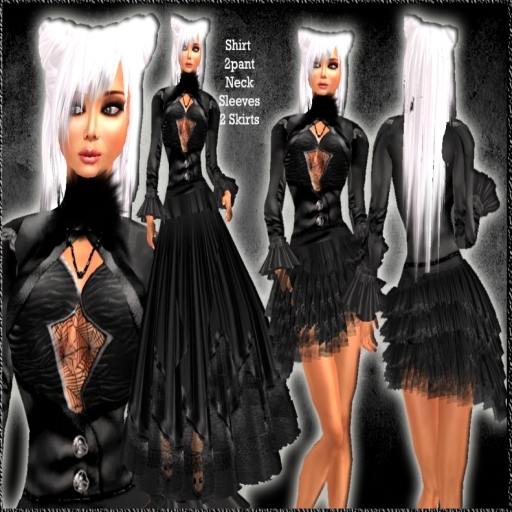 KL  ng15  BARBARA- GOTHIC DRESS- MEDIEVAL- CASUAL DRESS- WOMEN`S GOTH COSTUMES