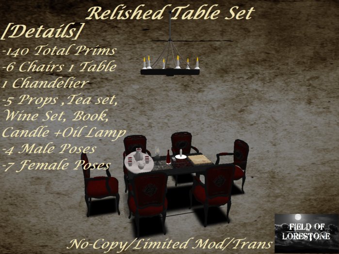 [FOL]Relished Table Set