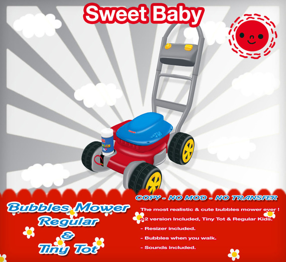 Sweet Baby - Little Mower Blue