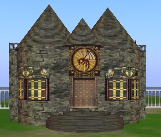 Vampire Castle, hallway, 2 rooms, fire, tp to roof space