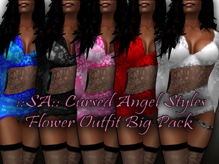 ::SA:: Flower Outfit Bigpack 5 Colors