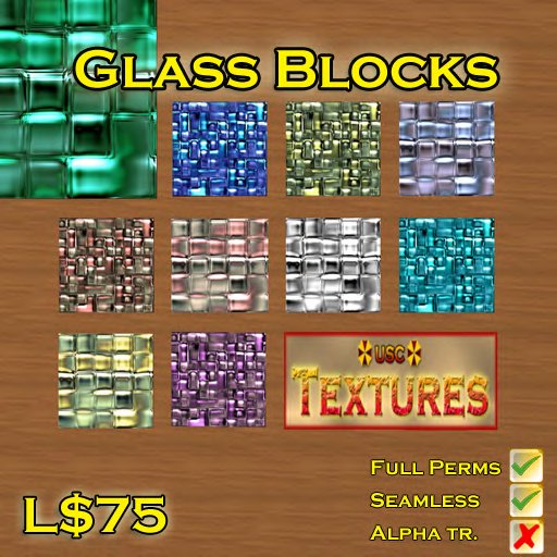 USC Textures - Glass Blocks