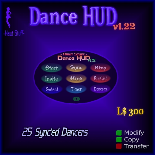 Dance HUD v1.22 -Hawt Stuff-