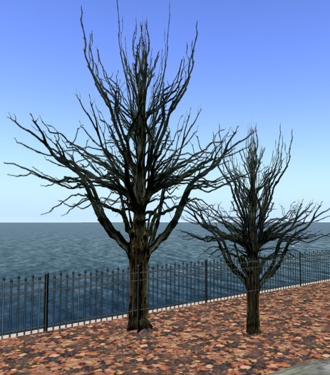 (In)Discretions Halloween decoration - Alpha texture Dead Trees