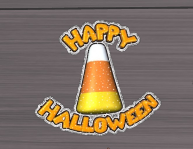 (In)Discretions Halloween decoration - Candy Corn Halloween Sign