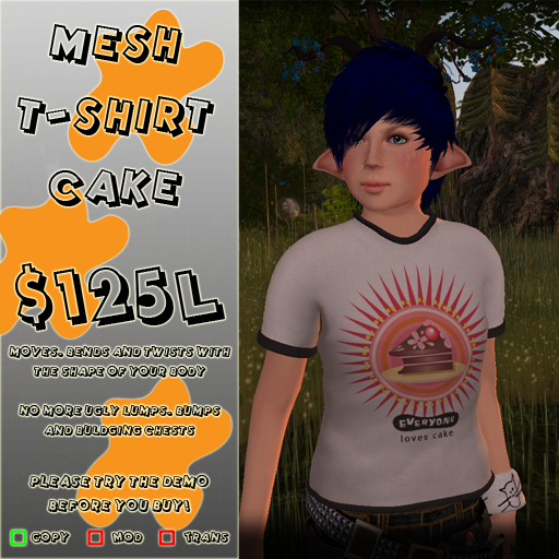 Mesh T-Shirt Cake