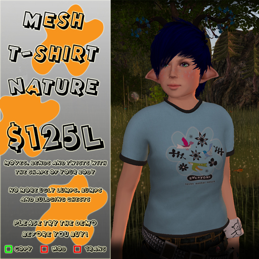 Mesh T-Shirt Nature