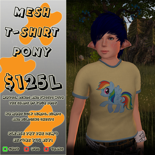 Mesh T-Shirt Pony