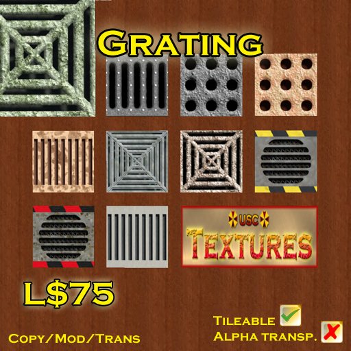 USC Textures - Grating 