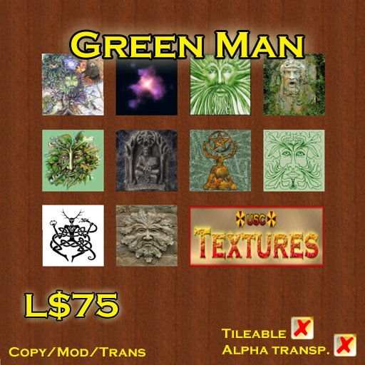 USC Textures - Green Man 
