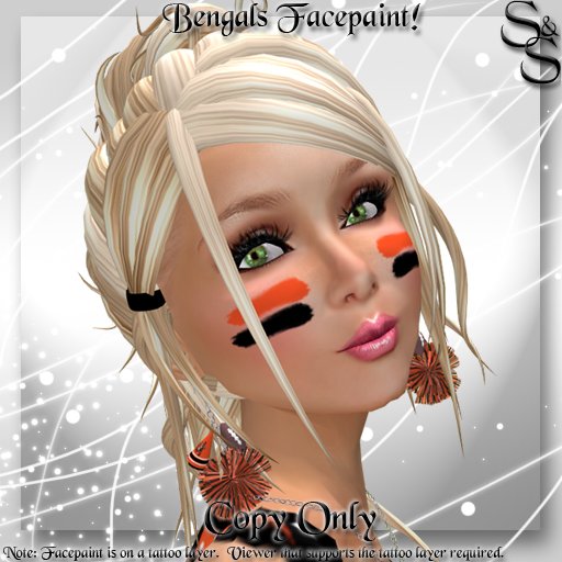 S&S Bengals facepaint 1
