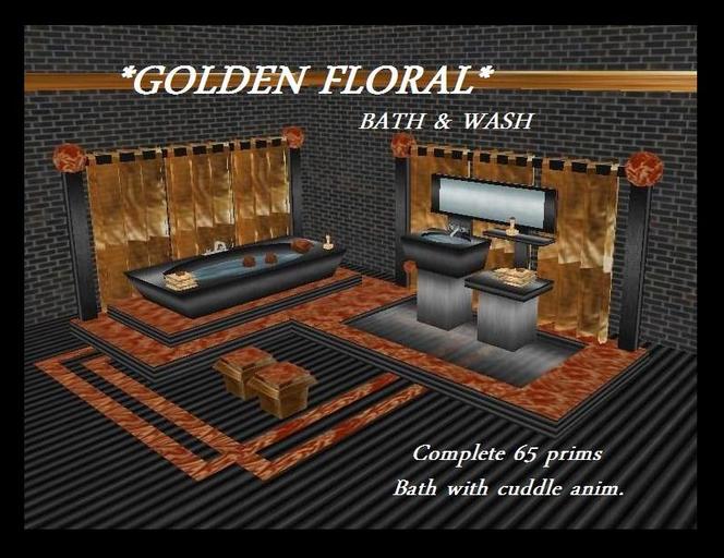 *GOLDEN FLORAL* bath & wash