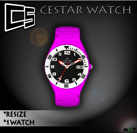 CESTAR WATCH "RELOGIO" PINK WHITE
