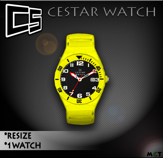 CESTAR WATCH "RELOGIO" YELLOW