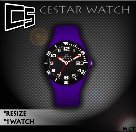 CESTAR WATCH "RELOGIO" Violet black
