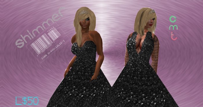  Shimmer Dress: Midnight