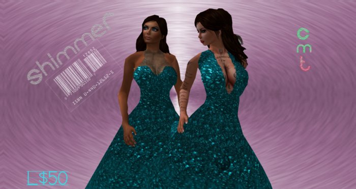  Shimmer Dress: Sea