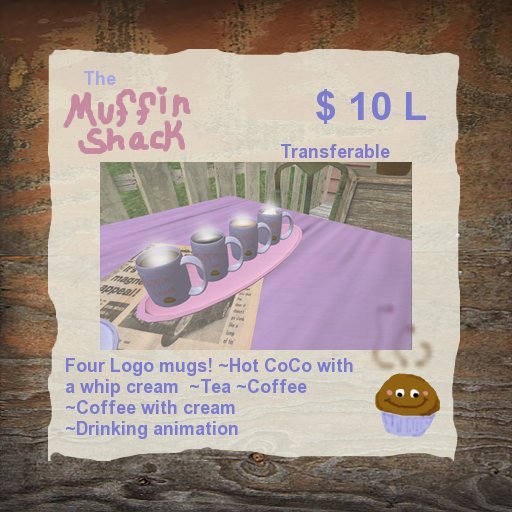 ~*The Muffin Shack*~ Mugs {Logo} {Boxed}