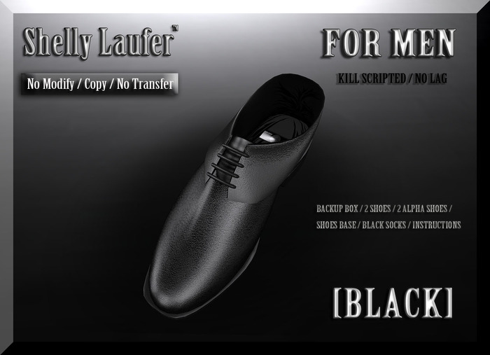 ::: Shelly Laufer Dress Shoes [Black] ::: For Men