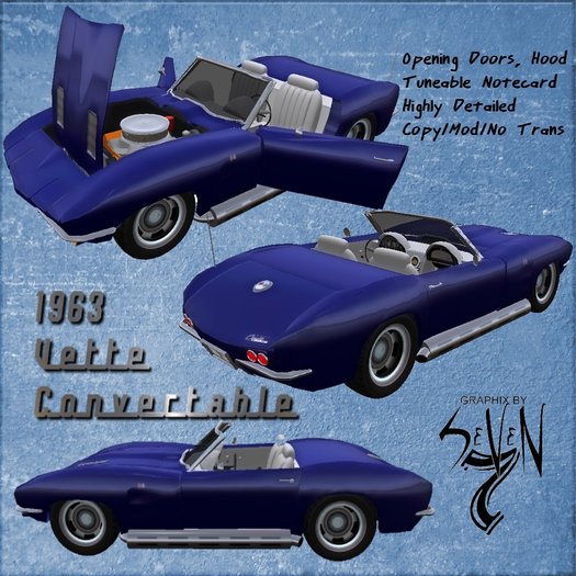 GB7 63 Blue Cruiser Convertable BOXED) 