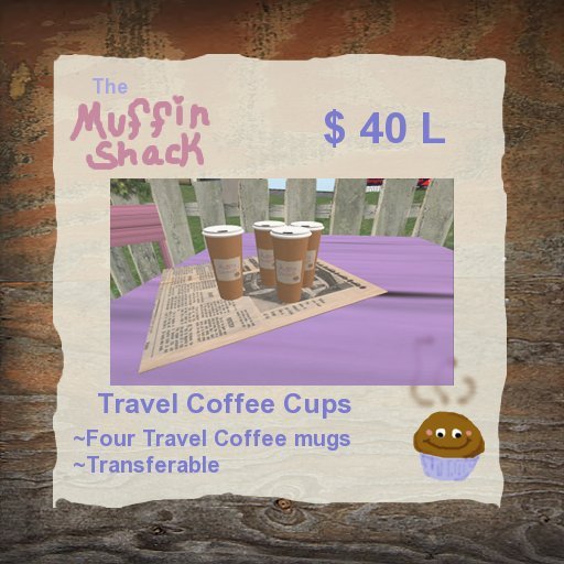 ~*The Muffin Shack*~ Travel Mugs {Boxed}